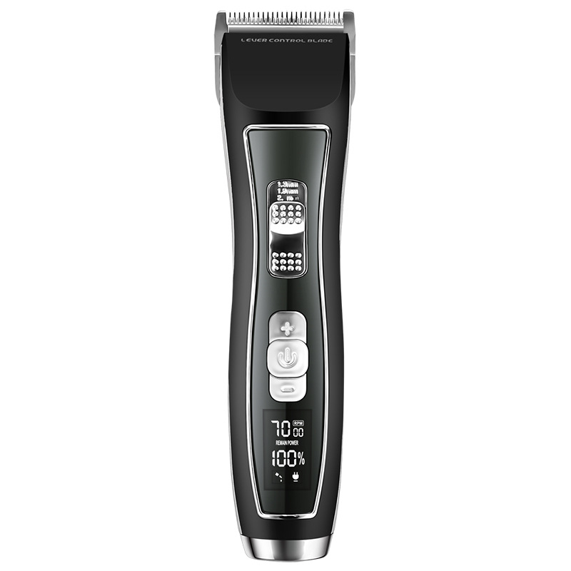 Professional Cordless Hair Clipper with LCD